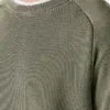 Maglione girocollo in piqué Maglione girocollo in piqué