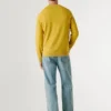 Maglione girocollo in piqué Maglione girocollo in piqué