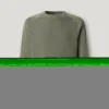 Maglione girocollo in piqué Maglione girocollo in piqué