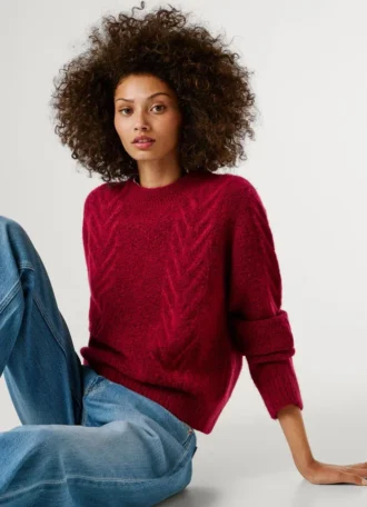 Maglione in maglia a girocollo