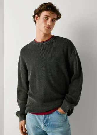 Maglione in maglia a girocollo