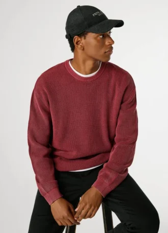 Maglione in maglia a girocollo