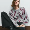 Maglione in maglia a girocollo Maglione in maglia a girocollo