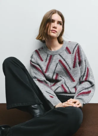 Maglione in maglia a girocollo