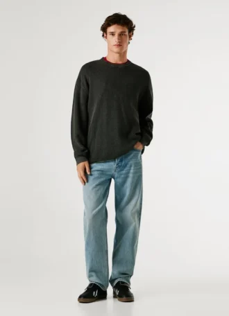 Maglione in maglia a girocollo
