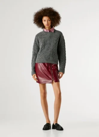Maglione in maglia a girocollo