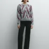 Maglione in maglia a girocollo Maglione in maglia a girocollo