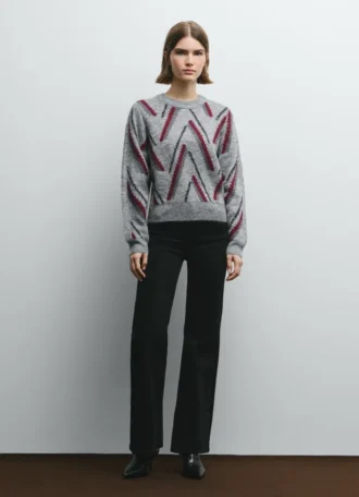 Maglione in maglia a girocollo