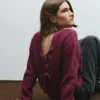 Maglione in maglia con scollo a V Maglione in maglia con scollo a V