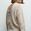 Maglione in maglia con scollo a V Maglione in maglia con scollo a V
