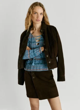 Maglione in maglia con scollo a V