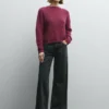 Maglione in maglia con scollo a V Maglione in maglia con scollo a V