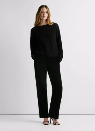Maglione in maglia con scollo a V