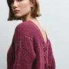 Maglione in maglia con scollo a V Maglione in maglia con scollo a V