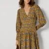 Miniabito con stampa floreale