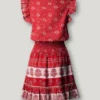 Miniabito con stampa floreale