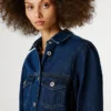 Miniabito in denim dalla vestibilità regolare Miniabito in denim dalla vestibilità regolare