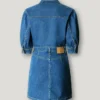 Miniabito in denim dalla vestibilità regolare
