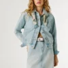 Minigonna in denim dalla vestibilità regolare