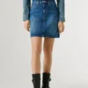 Minigonna in denim dalla vestibilità regolare