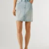 Minigonna in denim dalla vestibilità regolare