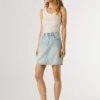 Minigonna in denim dalla vestibilità regolare