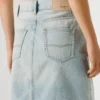 Minigonna in denim dalla vestibilità regolare