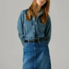 Minigonna in denim dalla vestibilità regolare