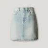 Minigonna in denim dalla vestibilità regolare
