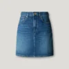 Minigonna in denim dalla vestibilità regolare