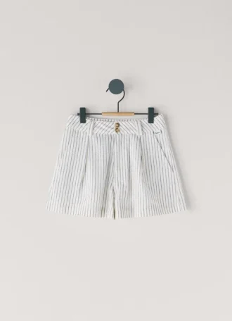 Pantaloncini a zampa a righe