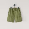 Pantaloncini cargo con vita regolabile Pantaloncini cargo con vita regolabile
