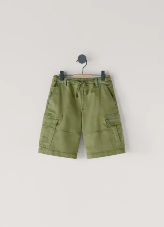 Pantaloncini cargo con vita regolabile