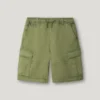 Pantaloncini cargo con vita regolabile Pantaloncini cargo con vita regolabile