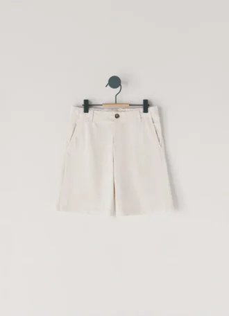 Pantaloncini chino in popeline