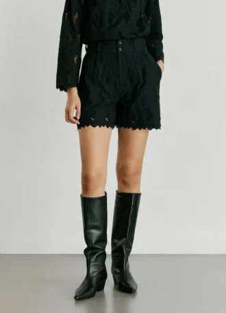Pantaloncini con dettagli traforati Pantaloncini con dettagli traforati