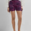 Pantaloncini con stampa astratta