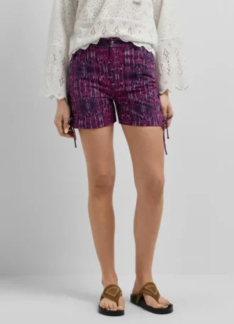 Pantaloncini con stampa astratta