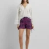 Pantaloncini con stampa astratta