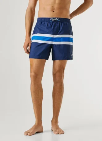 Pantaloncini da bagno a blocchi di colore