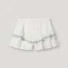 Pantaloncini fluidi con dettagli ricamati Pantaloncini fluidi con dettagli ricamati