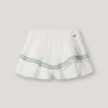 Pantaloncini fluidi con dettagli ricamati Pantaloncini fluidi con dettagli ricamati