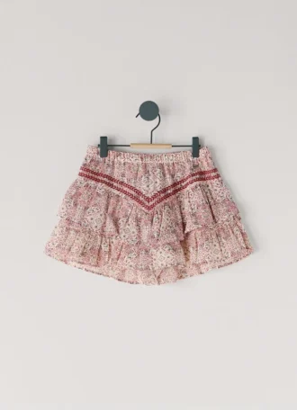 Pantaloncini fluidi con stampa floreale