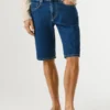 Pantaloncini in denim a vestibilità dritta