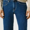 Pantaloncini in denim a vestibilità dritta
