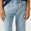 Pantaloncini in denim a vestibilità dritta