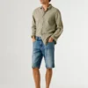 Pantaloncini in denim a vestibilità dritta