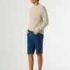 Pantaloncini in denim a vestibilità dritta