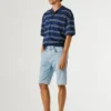 Pantaloncini in denim a vestibilità dritta