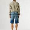 Pantaloncini in denim a vestibilità dritta